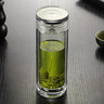 思寶山水知音新款雙層玻璃杯辦公木質(zhì)禮盒裝帶隱形茶隔車(chē)載便攜水杯 山水知音新款2號350ml 曬單實(shí)拍圖