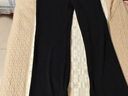 班尼路S&K系列褲子女裝秋冬季新款潮流時(shí)尚長(cháng)褲寬松小個(gè)子休閑風(fēng)直筒褲 黑#純色 L 曬單實(shí)拍圖