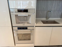 東芝（TOSHIBA）【白玉茶】T700A嵌入式水波爐微蒸烤一體機 70L容量臻彩屏250℃過(guò)熱水蒸氣變頻微波爐炸燉蒸烤箱 【旗艦頂配】70L大師級水波爐 | 玉肌紗系列 曬單實(shí)拍圖