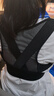 iSegfly背部矯正器矯姿帶男女可用開(kāi)肩側彎含胸坐姿矯正 黑色 L（腰圍87cm 適合125-145斤） 曬單實(shí)拍圖
