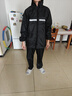 青霄 雨衣套裝 春亞紡雙層3XL 防暴雨電動車外賣騎手分體反光男女通用 曬單實拍圖