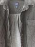GAP女裝翻領(lǐng)長(zhǎng)袖牛仔襯衫寬松復(fù)古風(fēng)百搭上衣646208 黑色 165/84A(M) 亞洲尺碼 曬單實(shí)拍圖