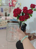 天山翠手鐲少女琉璃鐲子冰種春綠圓條飄花叮當(dāng)女款手鐲禮物 空青手鐲-內(nèi)徑62MM 曬單實(shí)拍圖