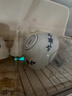 陶趣居日本進(jìn)口陶瓷碗藍凜堂釉下彩日式和風(fēng)碗飯碗米飯碗湯碗甜點(diǎn)碗餐具 濱野林兔 曬單實(shí)拍圖