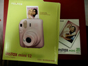 富士（FUJIFILM）立拍立得mini12 mini11/7/9升級款 相紙一次成像相機拍照生日禮物 Mini12 淺櫻粉（現(xiàn)貨） 官方標配 曬單實拍圖