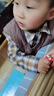 歐遙1歲寶寶衣服男寶寶春秋套裝新款幼兒童裝男童0-3歲男孩馬甲三件套 棕色 菱形毛衣馬甲三件套 春秋 90 建議2歲內 曬單實(shí)拍圖
