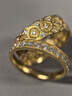 老鋪黃金古法手工足金指環(huán) · 寶錢(qián)紋（2號）戒指 16號金重約7.8g 曬單實(shí)拍圖