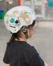 NEVA3C認證兒童頭盔男女孩夏季電動(dòng)車(chē)摩托車(chē)卡通可愛(ài)寶寶安全帽 曬單實(shí)拍圖