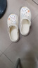 名創(chuàng)優(yōu)品（MINISO）洞洞鞋女款2025新款eva防滑防臭沙灘鞋增高涼拖鞋女夏季外穿 卡其+海洋星星(10個)滴塑 38-39 曬單實拍圖