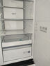 美的（Midea）首創(chuàng  )45cm超薄嵌入餐邊柜家用客廳冰箱左餐右廚大容量底部散熱十字四開(kāi)門(mén)國家補貼BCD-427WUSGPZM 曬單實(shí)拍圖