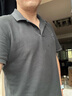 羅蒙（ROMON）運動(dòng)休閑拼接短袖t恤男夏季新款時(shí)尚翻領(lǐng)polo衫男款純色百搭上衣 灰色 XL /175 曬單實(shí)拍圖