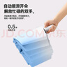 山山全自動(dòng)雨傘女晴雨兩用太陽(yáng)傘防曬紫外線加大加厚加固24骨【藍(lán)色】 曬單實(shí)拍圖