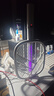 欖菊電蚊拍充電式家用強力滅蚊燈紫光誘蚊滅蚊器帶底座蚊子拍阻燃設計 曬單實(shí)拍圖