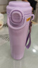 膳魔師2025新款兒童吸管保溫杯學(xué)生上學(xué)專(zhuān)用高顏值女生便攜大容量水杯子 木槿紫520ml雙飲316不銹鋼 曬單實(shí)拍圖