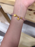 奢贊999足金胖福小金坨黃金手鏈女款桃花小蠻腰金坨坨太陽(yáng)石串珠手串 【足金】1.6-1.7g 太陽(yáng)石手鏈 曬單實(shí)拍圖