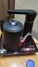 益茶福全自動(dòng)上水電熱水壺茶臺(tái)燒水壺飲水燒水一體機(jī)304食品級(jí)不銹鋼單壺煮茶壺保溫泡茶壺開水壺煲水壺 CD-S05食品級(jí)304不銹鋼黑色 1.2L 曬單實(shí)拍圖