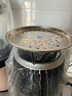 美家廚幫 304不銹鋼蒸架  加高蒸盤蒸篦小號蒸架蒸格加厚多功能家用蒸架子 加深19.6cm雪花 蒸盤（304鋼） 曬單實拍圖