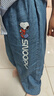 史努比（SNOOPY）男女童短袖t恤牛仔褲兩件套兒童短袖套裝  白色宇航+深藍太空 130 曬單實(shí)拍圖