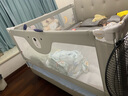 丸丫嬰兒床圍欄床上圍欄寶寶防摔防護欄床邊防掉擋板兒童床邊安全護欄 三面K2灰熊1.8+灰星2.0m*2免打釘 曬單實拍圖