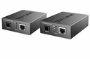 普聯(lián)（TP-LINK） TL-FC311A/B-3套裝 單模單纖千兆光纖收發(fā)器1000M光電轉換器 【1光1電一對】FC311A-3+FC311B-3 曬單實(shí)拍圖