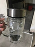 富光雙層玻璃杯支持團購定制泡茶杯辦公杯帶把 大容量男女水杯子580ML 曬單實(shí)拍圖
