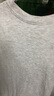班尼路男裝夏季純棉運動(dòng)百搭短袖T恤基礎款純色情侶裝戶(hù)外運動(dòng)休閑上衣 【純棉】-灰#純色 L 【100%純棉 親膚透氣】 曬單實(shí)拍圖