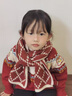 SCOTT GOOSE兒童圍巾紅色跨年男孩女童秋冬季過(guò)新年加厚保暖針織毛線(xiàn)寶寶圍脖 紅色麻花# 建議年齡3-12歲 曬單實(shí)拍圖