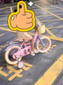 奧仕龍x迪士尼聯(lián)名自行車兒童3-6歲小孩單車4-8歲公主款兒童自行車 冰雪奇緣-艾莎【后座版】禮包 14寸 適合90-105cm 曬單實拍圖