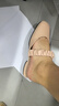 愛步（ECCO）穆勒鞋女 夏季時(shí)尚百搭羊皮包頭涼拖鞋女 安妮方頭208573 裸粉色20857301118 39 曬單實(shí)拍圖