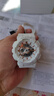 卡西歐（CASIO）手表女BABY-G時(shí)尚防水防震學(xué)生運動(dòng)雙顯石英電子日韓表送女友禮物 BA-110XRG-7A 奶油白粉 曬單實(shí)拍圖