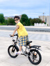 361°中大兒童自行車(chē)6-7-12歲碟剎減震學(xué)生腳踏越野山地車(chē)變速18寸銀灰 曬單實(shí)拍圖