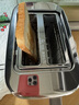 小熊多士爐烤面包片機全自動(dòng)家用小型 不銹鋼多功能吐司機2片早餐神器 6檔雙面烘烤 加寬烤槽 升級全鋼機身 DSL-C02M6 曬單實(shí)拍圖