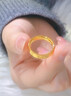 老廟黃金戒指女鉆紋米字足金999對戒閉口戒情侶結婚戒男士女士同款 可聯(lián)系客服刻字 商品為單只 曬單實(shí)拍圖