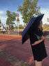 洽苒德國雨傘小巧兩用防曬紫外線迷你防曬傘五折太陽傘女生2025新 扁五折UFP50+淺藍(lán)色 曬單實(shí)拍圖