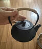 澳顏萊鐵壺煮茶壺燒水壺泡茶專(zhuān)用碳火爐電陶爐器具戶(hù)外鑄鐵茶壺圍爐煮茶 鑄鐵茶壺+鑄鐵圍爐 800ml 帶茶漏 曬單實(shí)拍圖