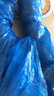 摩托車(chē)雨衣一次性雨鞋套下雨天防水防滑透明塑料加厚耐磨腳套防雨 藍色-加厚款-20只 曬單實(shí)拍圖