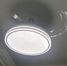 惠普吊扇風扇燈普瑞護眼LED餐廳隱形扇葉遙控調(diào)光一體中山燈具包安裝 曬單實拍圖