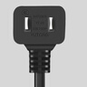 海信原裝海信電視電源線加長55E5N 65E7N 75E7N 85E8N-PRO兩插兩孔品字通用3米 兩插兩孔品字3米電源線 曬單實(shí)拍圖
