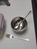 國風(fēng)勺子食品級不銹鋼兒童調羹高顏值寶寶輔食吃飯個(gè)人專(zhuān)用叉子套裝 【食品級】小熊兒童勺（4~9歲） 曬單實(shí)拍圖