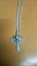 甜蜜城堡動(dòng)漫項鏈 天使之翼轉動(dòng)十字架翅膀 海賊王路飛項鏈 曬單實(shí)拍圖