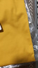 300G重磅純棉不透寬松版型短袖T恤男夏季純色寬松半袖打底衫 鵝黃色-【300g純棉重磅】寬松款 2XL 曬單實(shí)拍圖