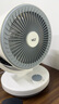 VCJ【德國品牌】空氣循環(huán)扇電風(fēng)扇家用臺式桌面節能輕音風(fēng)扇 機械旋鈕可搖頭3m線(xiàn) DQ212R 曬單實(shí)拍圖