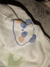 愛(ài)貝迪拉（AIBEDILA）短袖夏裝連體衣嬰兒衣服夏季薄款新生嬰幼兒睡衣外出男女寶寶空調 長(cháng)袖-喵星藍莓(無(wú)骨小晾衣) 73cm 曬單實(shí)拍圖