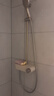 科勒（KOHLER）恒溫淋浴花灑全套裝 按鍵式置物臺 智能自動(dòng)除垢 白月光Pro奶茶色 曬單實(shí)拍圖