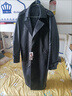 啄木鳥(niǎo)（TUCANO）2025秋季新款真皮皮衣長(cháng)款男士皮大衣時(shí)尚牛皮風(fēng)衣外套 黑色 4XL 195 建議185-200斤 曬單實(shí)拍圖