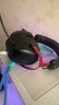 iKF V11 Pro7.1四模無(wú)線游戲耳機(jī)頭戴式7.1環(huán)繞音效藍(lán)牙有線電競(jìng)專用三角洲FPS無(wú)畏契約辨位 黑紅色 曬單實(shí)拍圖