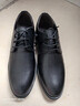 法蒙澤高檔真皮皮鞋男秋冬季新英倫風(fēng)商務(wù)正裝結婚新郎加絨休閑牛皮鞋子 黑色 44 曬單實(shí)拍圖