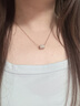 花有心柿高級感銀色小蠻腰鈦鋼項鏈女生輕奢小眾鎖骨鏈鋯石頸鏈吊墜首飾品 三排鉆滿(mǎn)鉆小蠻腰項鏈【玫瑰金】 曬單實(shí)拍圖