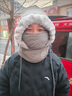 冬季騎行面罩帽子二合一體帽男女士戶(hù)外防風(fēng)保暖護耳防寒面罩帽厚 卡其【防風(fēng)雪加厚一體保暖帽】 均碼55-60頭圍 曬單實(shí)拍圖