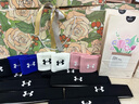 安德瑪（Under Armour）護腕運動(dòng)男女 吸汗健身加壓護手腕 臺球羽毛球裝備護具藍色兩只裝 曬單實(shí)拍圖